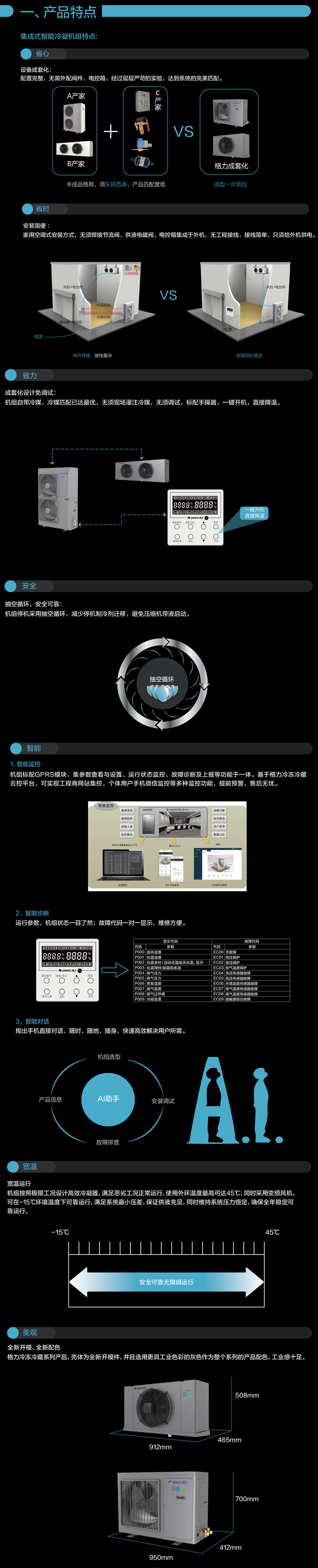 冷冻冷藏D系列（集成式低温机组）